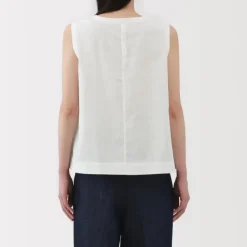 Women's Hemp Cotton Sleeveless Blouse