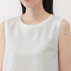 Women's Hemp Cotton Sleeveless Blouse