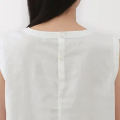 Women's Hemp Cotton Sleeveless Blouse