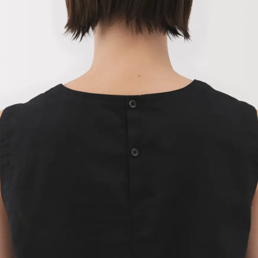 Women's Hemp Cotton Sleeveless Blouse