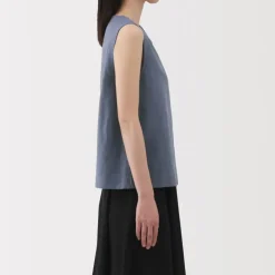 Women's Hemp Cotton Sleeveless Blouse