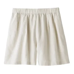 Women's Hemp Cotton Striped Easy Shorts