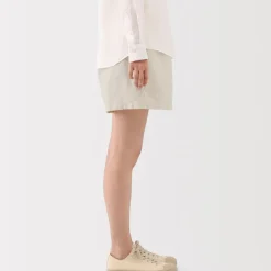 Women's Hemp Cotton Striped Easy Shorts