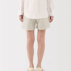 Women's Hemp Cotton Striped Easy Shorts