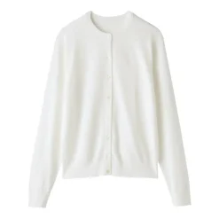 Women's High Twisted Crew Neck Cardigan