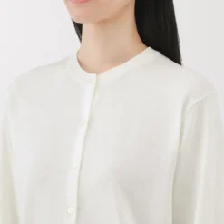 Women's High Twisted Crew Neck Cardigan