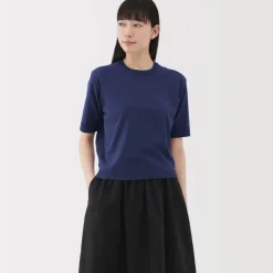 Women's High Twisted Half Sleeve Sweater