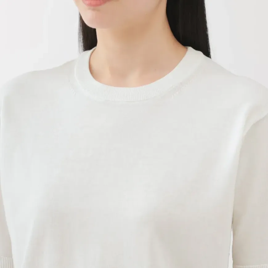 Women's High Twisted Half Sleeve Sweater