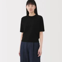Women's High Twisted Half Sleeve Sweater
