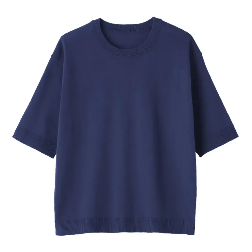 Women's High Twisted Half Sleeve Sweater