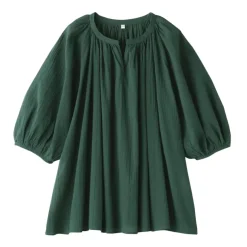 Women's High Twisted Veil Short Sleeve Blouse