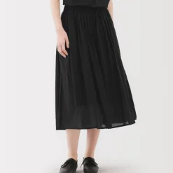 Women's High Twisted Veil Gathered Skirt