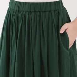 Women's High Twisted Veil Gathered Skirt