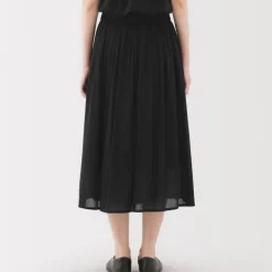 Women's High Twisted Veil Gathered Skirt