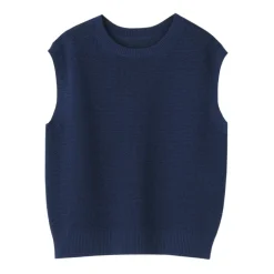 Women's High Twisted Yarn Mesh French Sleeve Sweater