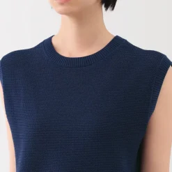 Women's High Twisted Yarn Mesh French Sleeve Sweater