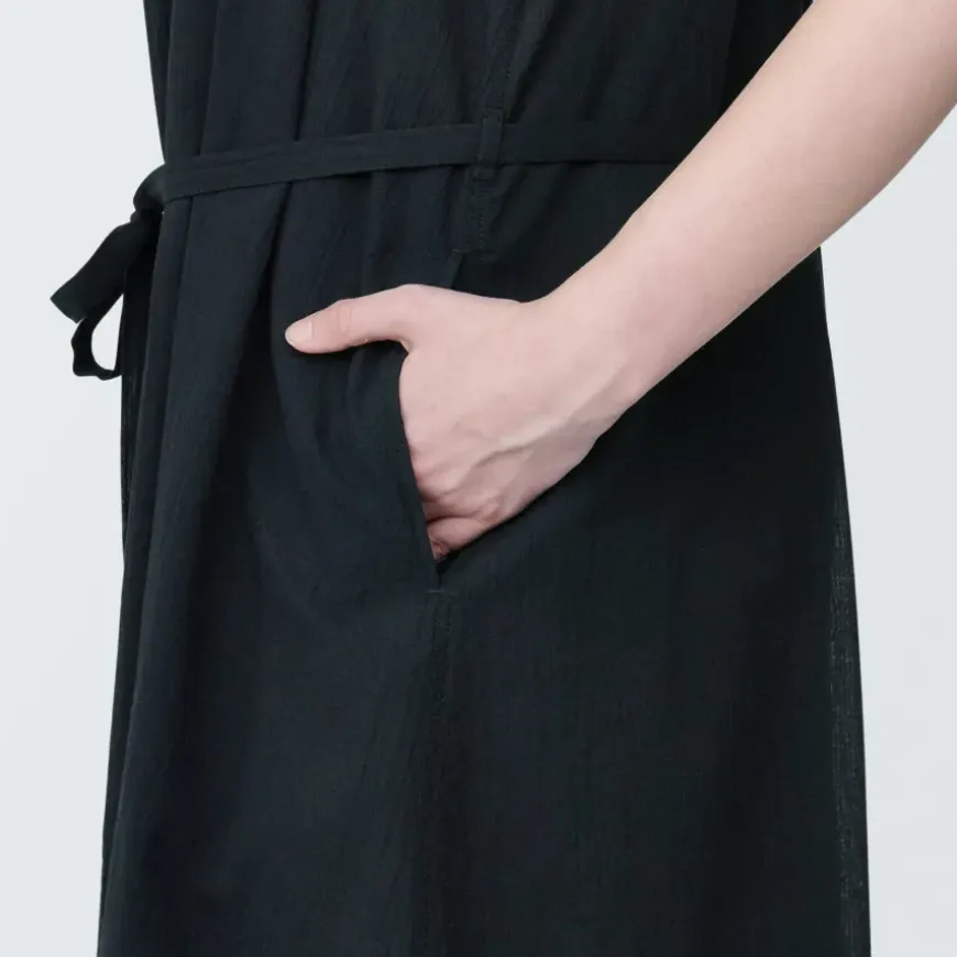 Women's High-Twist Veil French Sleeve Dress