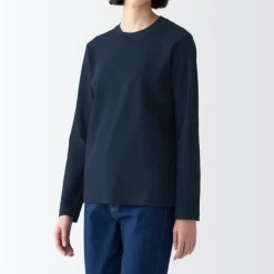 Women's Interlock Crew Neck Long Sleeve T-Shirt