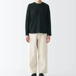 Women's Interlock Knit Crew Neck Long Sleeve T-Shirt