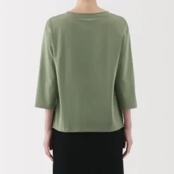 Women's Jersey Boat Neck 3/4 Sleeve T-Shirt