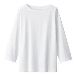 Women's Jersey Boat Neck 3/4 Sleeve T-Shirt