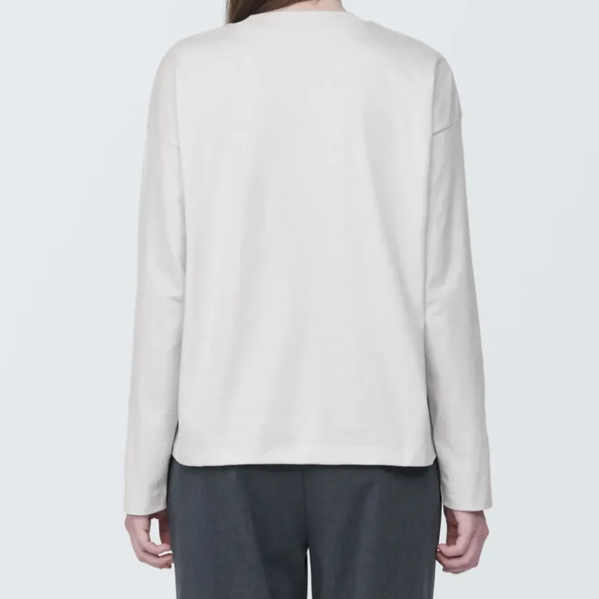 Women's Jersey Crew Neck Long Sleeve T-Shirt