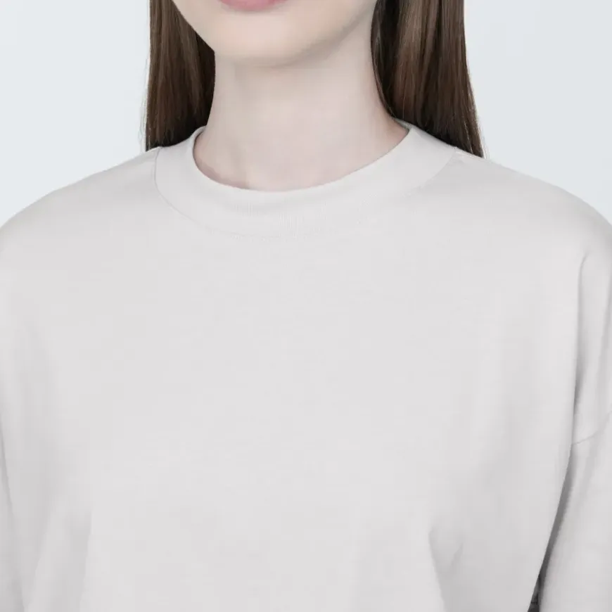 Women's Jersey Crew Neck Long Sleeve T-Shirt