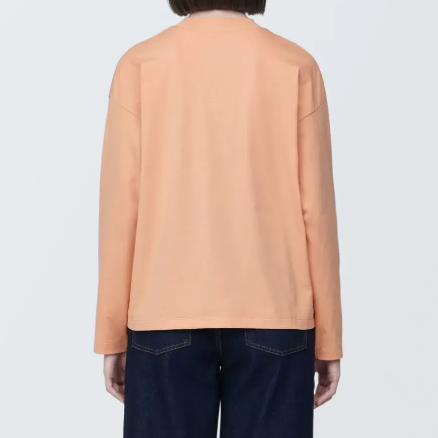 Women's Jersey Crew Neck Long Sleeve T-Shirt