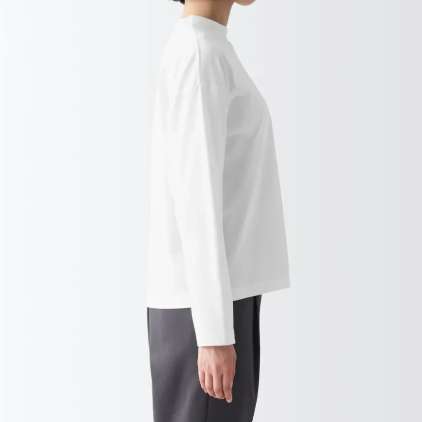 Women's Jersey Crew Neck Long Sleeve T-Shirt