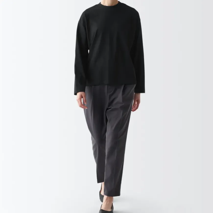 Women's Jersey Crew Neck Long Sleeve T-Shirt