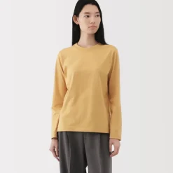 Women's Jersey Crew Neck Long Sleeve T-Shirt
