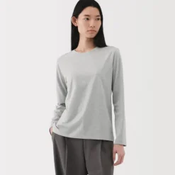 Women's Jersey Crew Neck Long Sleeve T-Shirt
