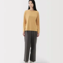 Women's Jersey Crew Neck Long Sleeve T-Shirt