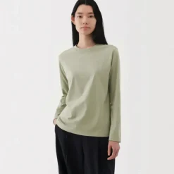 Women's Jersey Crew Neck Long Sleeve T-Shirt