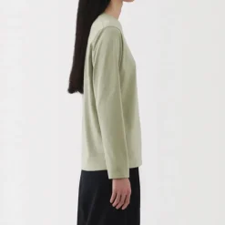 Women's Jersey Crew Neck Long Sleeve T-Shirt