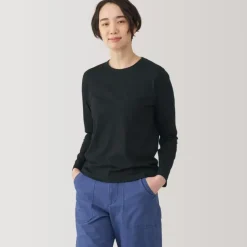 Women's Jersey Crew Neck Long Sleeve T-Shirt