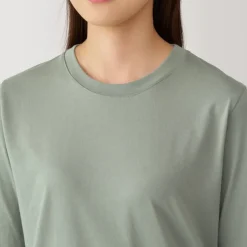 Women's Jersey Crew Neck Long Sleeve T-Shirt