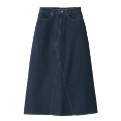 Women's Kapok Blend Denim A-Line Skirt