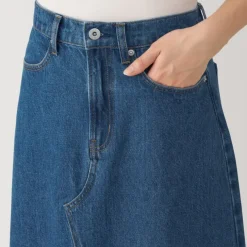 Women's Kapok Blend Denim A-Line Skirt