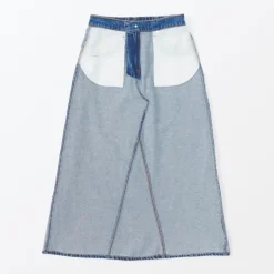 Women's Kapok Blend Denim A-Line Skirt