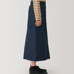 Women's Kapok Blend Denim A-Line Skirt