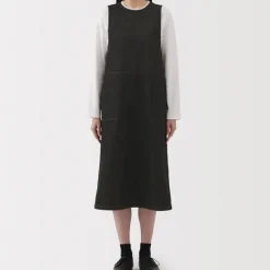 Women's Kapok Blend Denim Jumper Dress