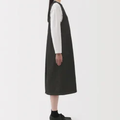 Women's Kapok Blend Denim Jumper Dress