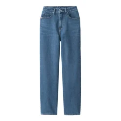 Women's Kapok Blend Denim Straight Pants