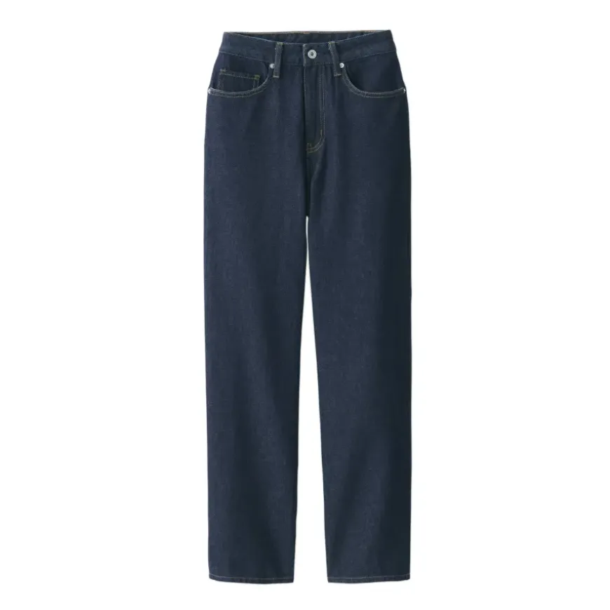 Women's Kapok Blend Denim Straight Pants