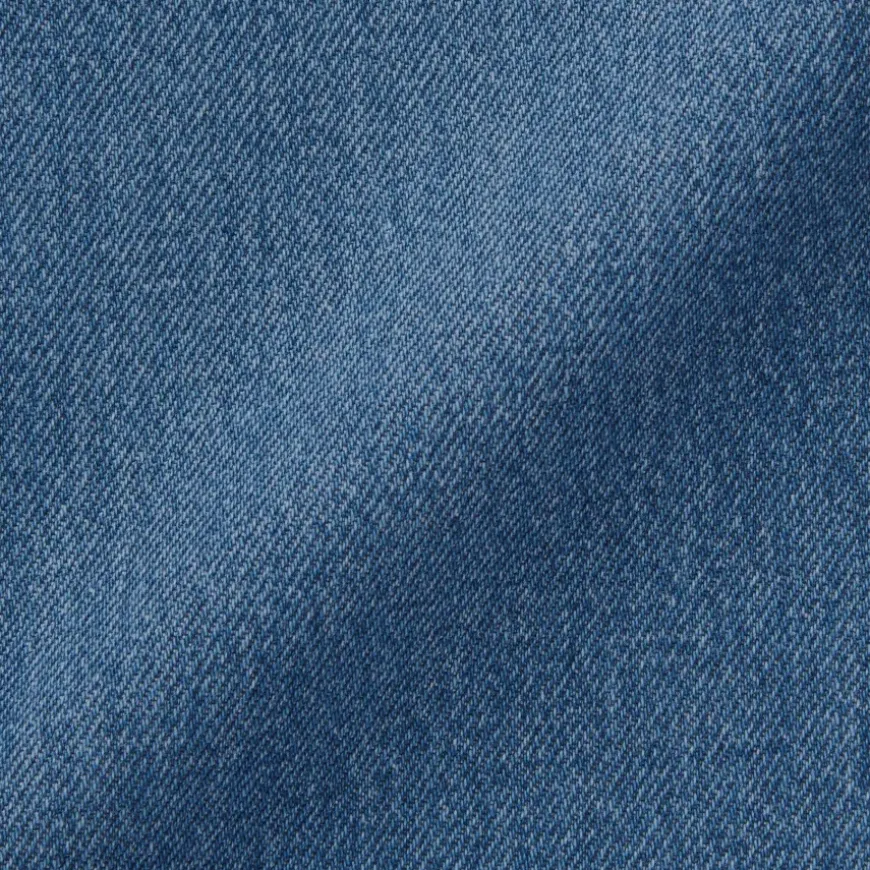 Women's Kapok Blend Denim Straight Pants