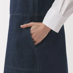 Women's Kapok Blend Denim Jumper Dress