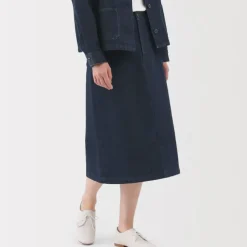 Women's Kapok Blend Denim A-Line Skirt