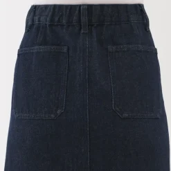 Women's Kapok Blend Denim A-Line Skirt