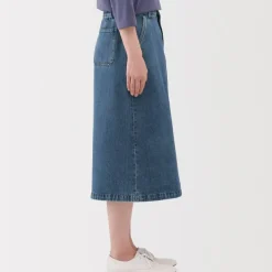 Women's Kapok Blend Denim A-Line Skirt